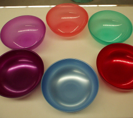 Acrylic Coloured Bowls