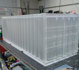 Acrylic Shipping Container