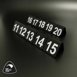 Black Table Numbers11-20