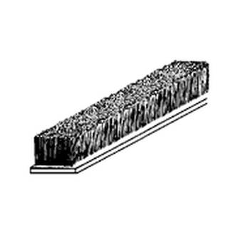 (DGDE931) Bristle Seal White Draught Excluder 5m Roll