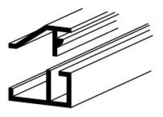EasyGlaze White DIY Double Glazing 2.44m Length