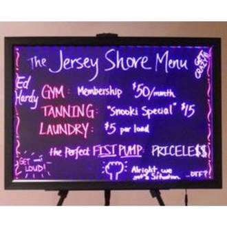 LED Writing Board Black Frame A3 300x400mm
